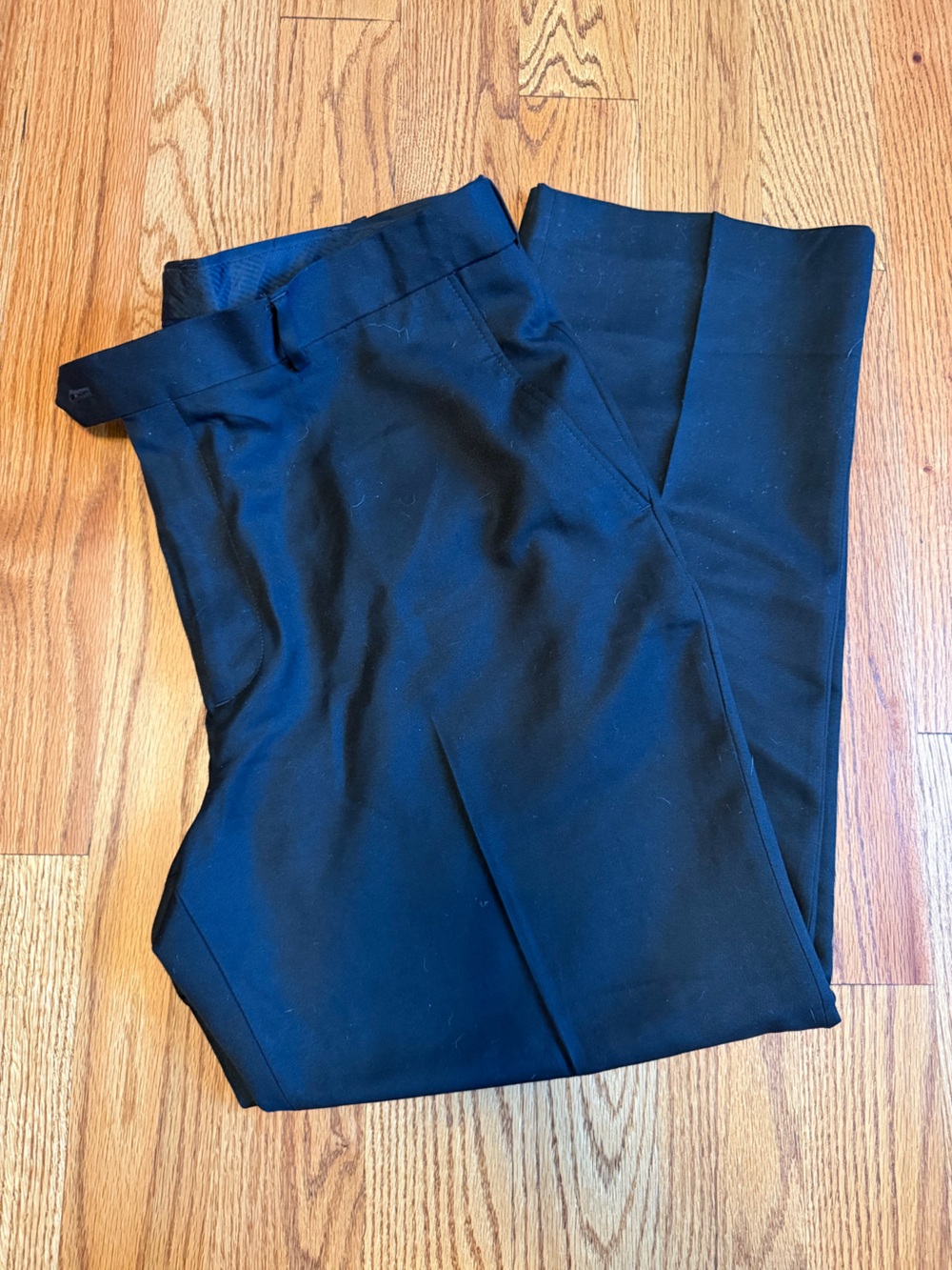Stafford Black Dress Pants with Branded Waist Label